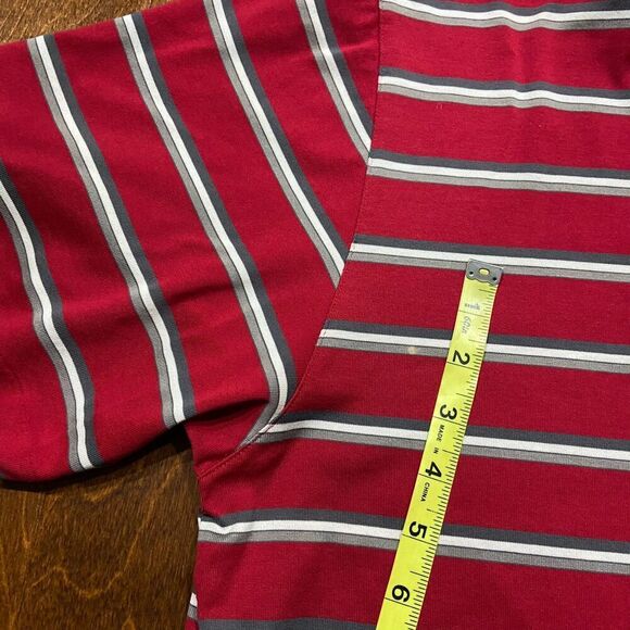 Nike Tiger Woods Big & Tall Performance Golf Red Striped Polo Shirt Men's XXL - Picture 9 of 9